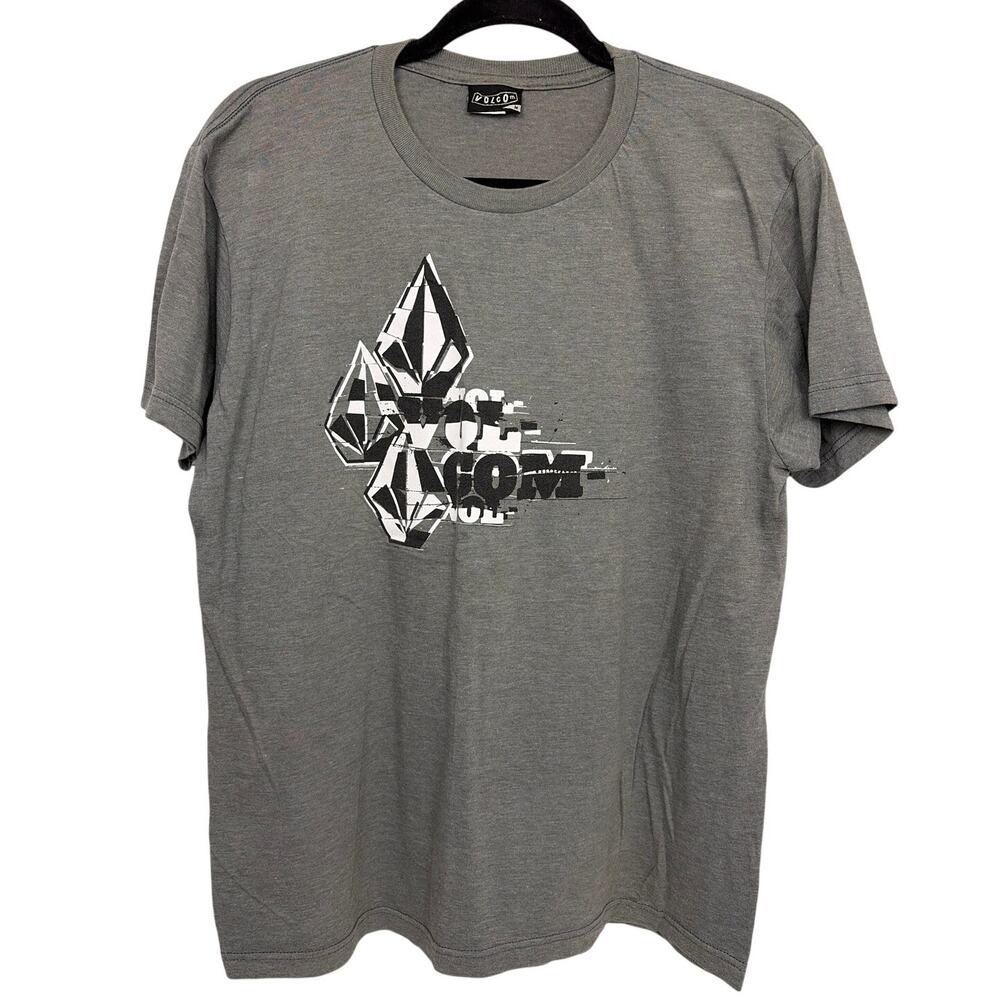Volcom Y2K Skater Streetwear Retro Soft Casual Crewneck T-shirt Men's Size M